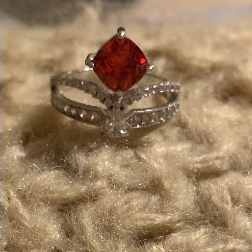 Red and silver ring!